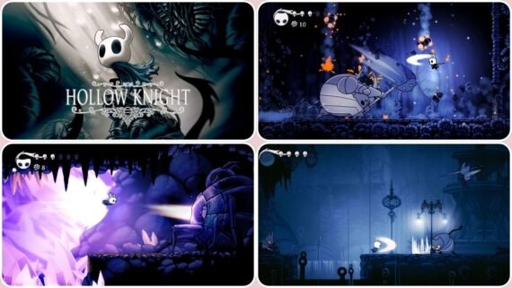 عالم Hollow Knight المترابط بتصميم Metroidvania مظلم واستكشاف حر وزعماء صعبين على نينتندو سويتش