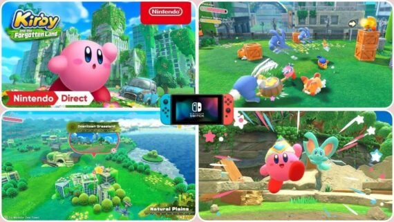 مغامرة ثلاثية الأبعاد ملونة في لعبة Kirby and the Forgotten Land