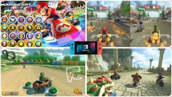 مضامير شهيرة وشخصيات محبوبة في لعبة Mario Kart 8 Deluxe