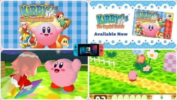 دمج قدرات فريد في لعبة Kirby 64 The Crystal Shards