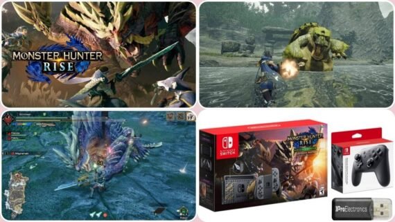 صيد وحوش ضخمة مع حرية حركة فريدة في لعبة Monster Hunter Rise