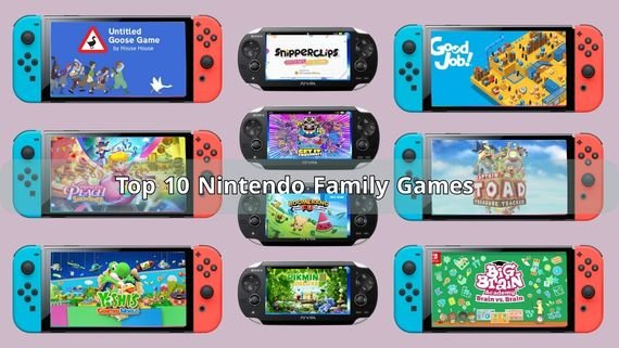أفضل 10 ألعاب عائلية نينتندو
