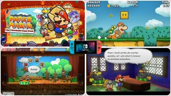 قصة فكاهية ونظام قتال تكتيكي في Paper Mario