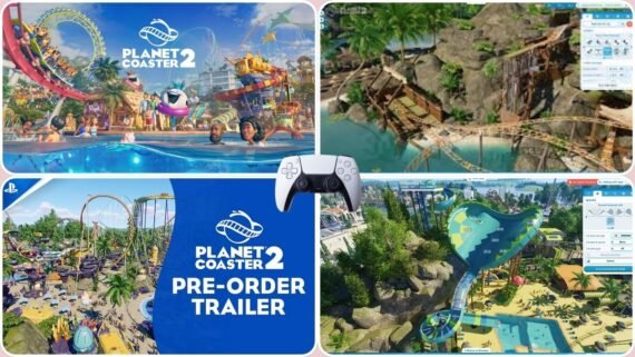 مدينة ملاهي وحدائق مائية مبهرة في لعبة Planet Coaster 2