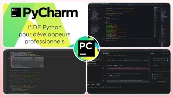 بيئة متكاملة لتطوير Python مع أدوات اختبار وتصحيح في برنامج PyCharm