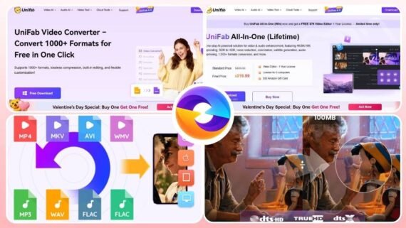 برنامج UniFab Video Converter لتحسين الفيديو ورفع الجودة بالذكاء الاصطناعي