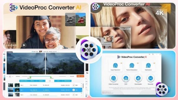 برنامج VideoProc Converter AI لتحسين الفيديو وتسريع GPU VideoProc